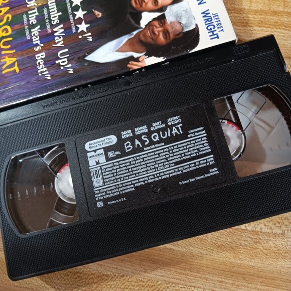 Basquiat 1996 VHS Jean-Michel Hopper Bowie Oldman Graffiti Neo Expressionist VTG - Picture 7 of 8